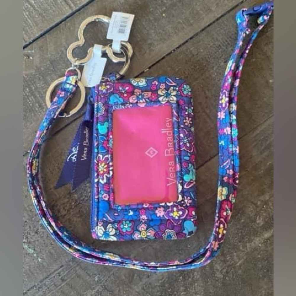 Vera Bradley Disney lanyard and ID case